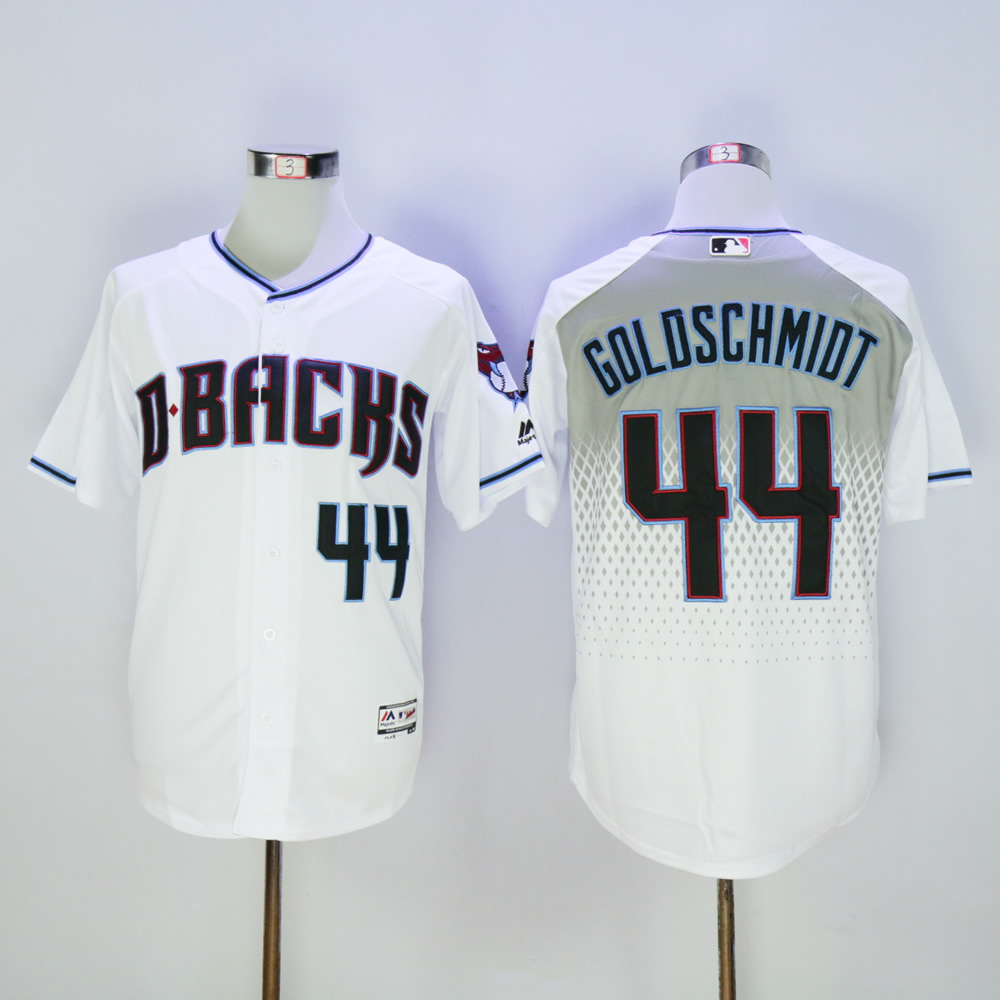 Men Arizona Diamondback #44 Goldschmidt White MLB Jerseys1->arizona diamondback->MLB Jersey